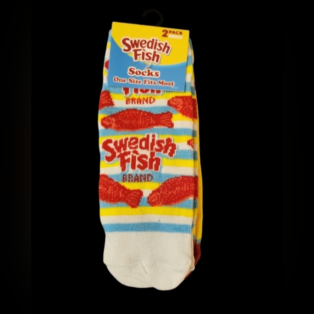Swedish Fish Socks - Red and Blue